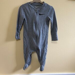 Nike Charcoal Kids Footed One Piece